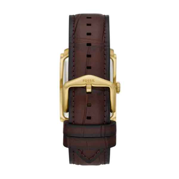 Zegarek na br%c4%85zowym sk%c3%b3rzanym pasku model fs6011 kolekcja carraway marki fossil markowy zegarek oryginalny sklep mojzegarek %c5%82adny zegarek m%c4%99ski ze stali szlachetnej i sk%c3%b3ry naturalnej