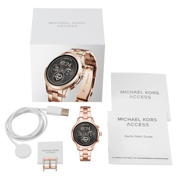 Smartwatch michael kors mkt5046 rose gold opakowanie zestaw