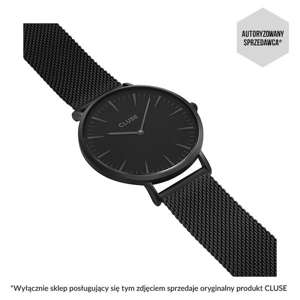 Zegarek cluse cl18111 la boheme czarny koperta