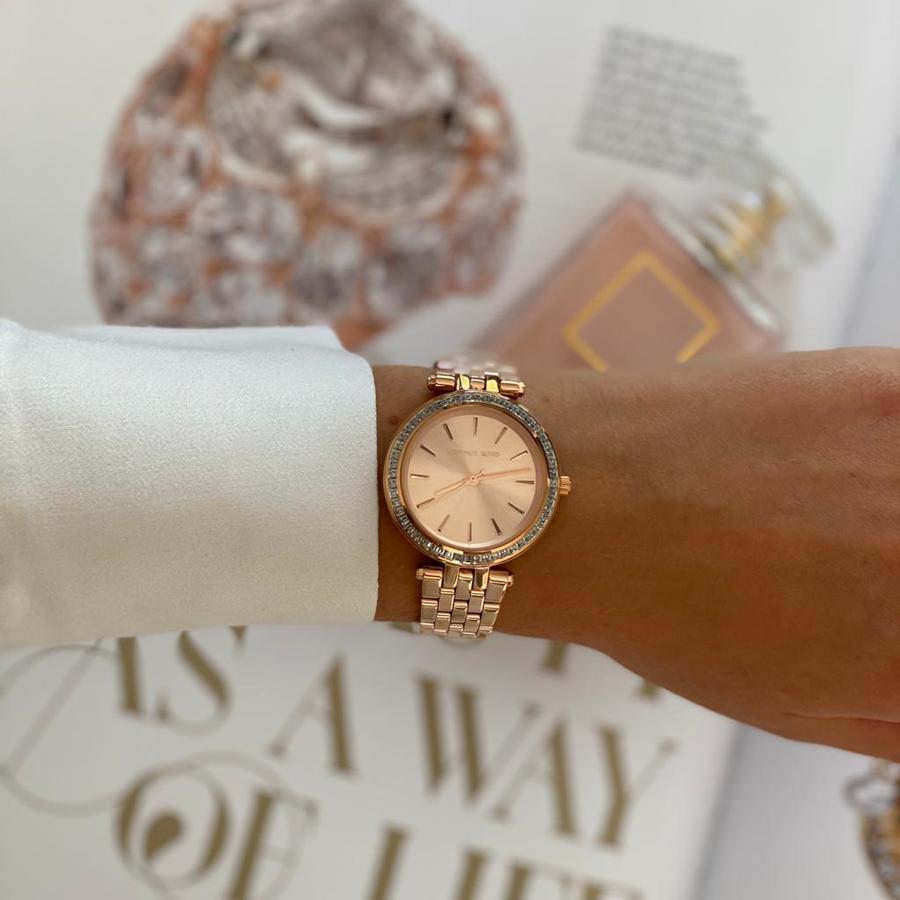Mk3366 rose gold sale