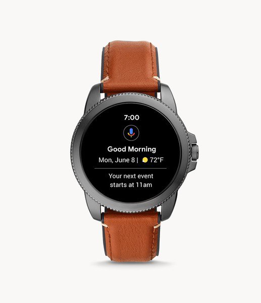 Smartwatch m%c4%99ski fossil 5 generacja najnowszy na pasku ftw4055 platnosci zblizeniowe nfc wyswietlacz