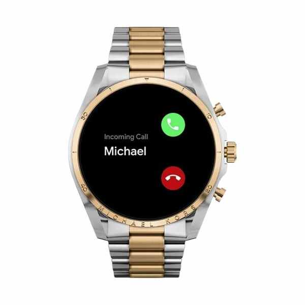 Smartwatch dzwonienie michael kors z%c5%82oto srebrny mkt5134